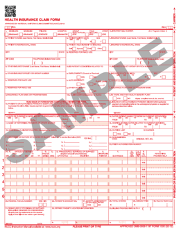 HCFA form sample